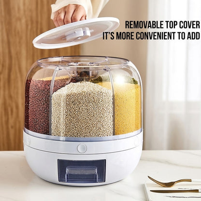 Rotating Food Storage Dispenser