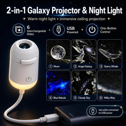 Mini Starry Sky Projector ✨
