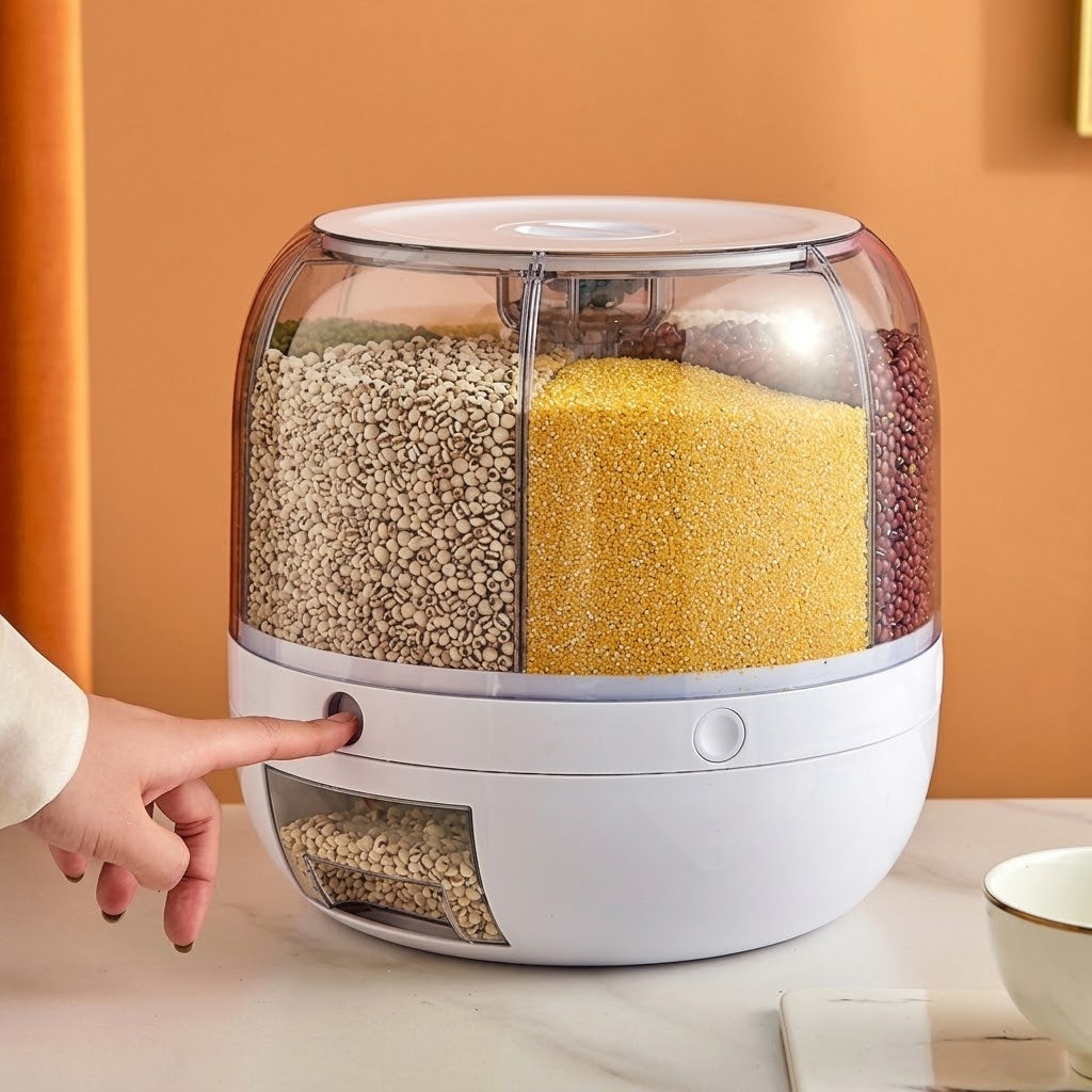 Rotating Food Storage Dispenser