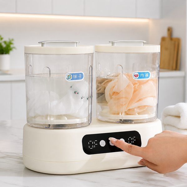 Mini Double-Bucket Washing Machine