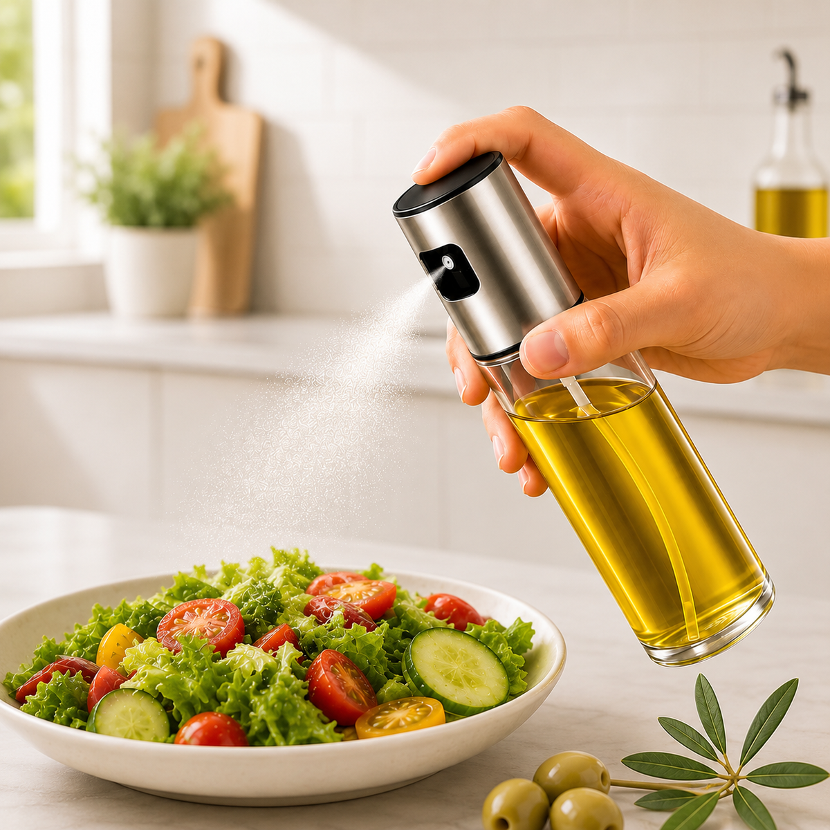 Premium Oil Spray Bottle